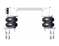 Пневмоподвеска ГАЗ 3307-3309, задняя ось