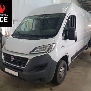 Установка задней пневмоподвески с управление из салона ﻿Fiat Ducato