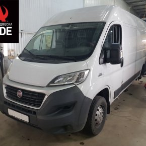 Установка задней пневмоподвески с управление из салона ﻿Fiat Ducato