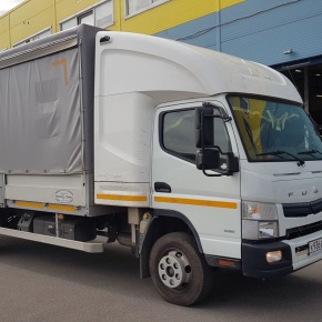 Установка  ﻿Mitsubishi Сanter Euro 5