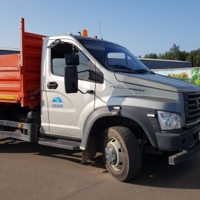 Установка задней пневмоподвески с управлением на один контур ﻿ГАЗ (GAZ) Газон NEXT (Самосвал Саранской сборки)