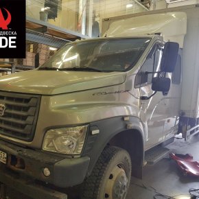 Установка передней пневмоподвески с управлением из салона ﻿ГАЗ (GAZ) Газон NEXT