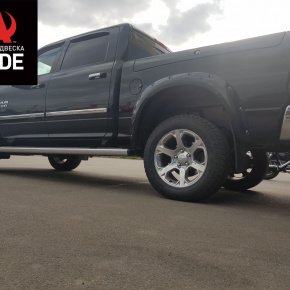 Установка задней пневмоподвески с управлением из салона ﻿Dodge Ram 1500