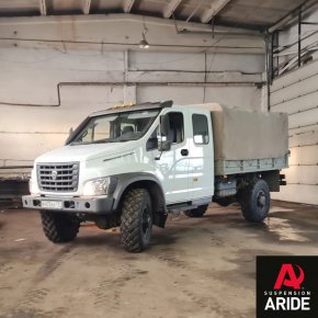 Установка пневмоподвески ГАЗон Садко NEXT 