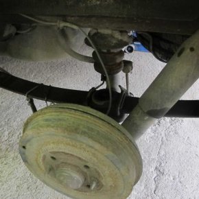 Задний мост с рессорами Fiat Doblo