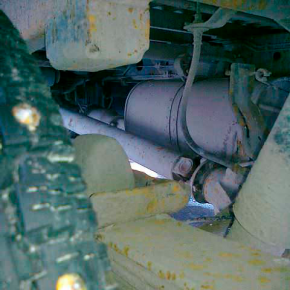 Задний мост с рессорами KIA Bongo III