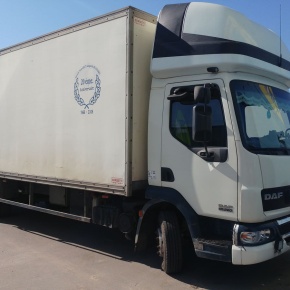 Установка пневмоподвески на переднюю и заднюю ось DAF 45.220 (27.06.2018)