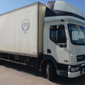 Установка пневмоподвески на переднюю и заднюю ось DAF 45.220 (27.06.2018)