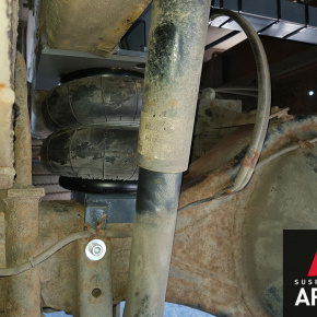 Пневмоподвеска на заднюю ось ISUZU NQR90, ELF 9.5