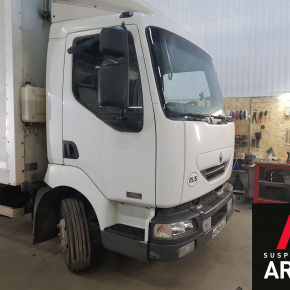 Установка пневмоподвески на переднюю и заднюю ось Renault Midlum