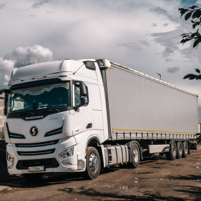 Пневмоподвеска на Shacman X6000 + Механизм подъёма оси