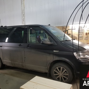 Установка пневмоподвески на заднюю ось Volkswagen Multivan T6