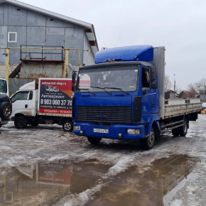 Установка пневмоподвески МАЗ Зубренок