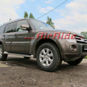 Пневмоподвеска на  Mitsubishi Pajero