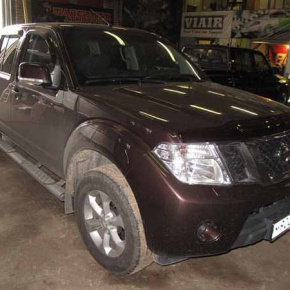 Пневмоподвеска на Nissan Navara