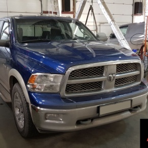 Установка пневмоподвески на RAM 1500
