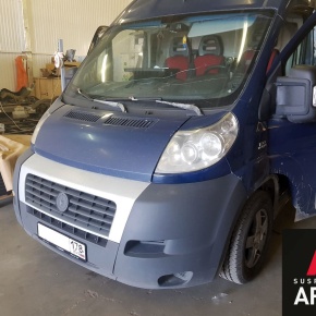 Установка пневмоподвески и системы управления на заднюю ось Fiat Ducato (07.05.2018)