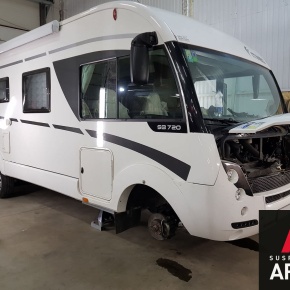 Пневмоподвеска на автодом ITINEO SB 720 на базе Fiat Ducato