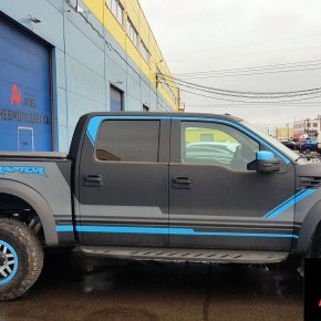 Установка пневмоподвески на заднюю ось Ford F150 Raptor