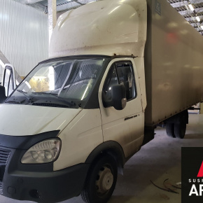 Установка пневмоподвески на заднюю ось Газ Газель Бизнес