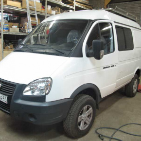 Установка пневмоподвески на Газ Соболь 4х4