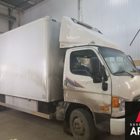 Установка пневмоподвески на переднюю ось HD78 с двигателем D4GA