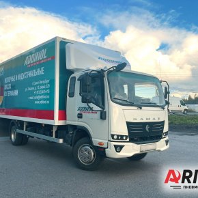 Установка пневмоподвески на КАМАЗ Компас 9