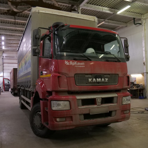 Установка пневмоподвески КАМАЗ К4 5325