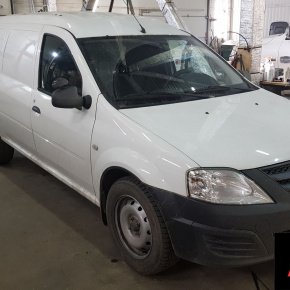 Установка пневмоподвески на заднюю ось LADA Largus