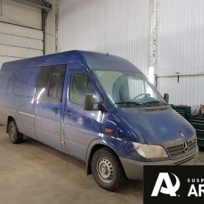 Установка пневмоподвески на заднюю ось Mercedes Sprinter Classic