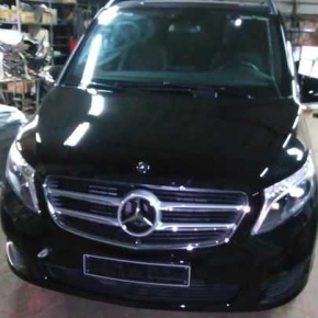 Установка пневмоподвески на Mercedes-Benz V-class W447
