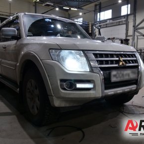 Пневматический сигнал на Mitsubishi Pajero