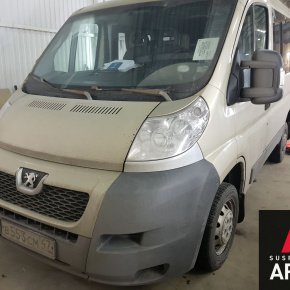 Установка пневмоподвески на заднюю ось Peugeot Boxer