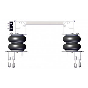 Пневмоподвеска ГАЗ 3307-3309, задняя ось