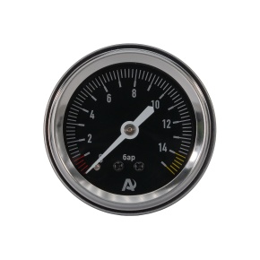 Манометр ARIDE 51 мм, 1х15 бар (220 PSI), 2