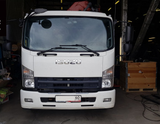 Установка  ﻿Isuzu Forward
