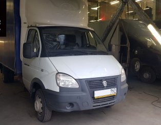 Установка передней и задней пневмоподвески с управлением из салона ﻿﻿ГАЗ (GAZ) Газель
