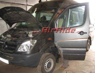 Пневмоподвеска на Mercedes Sprinter 316 4WD