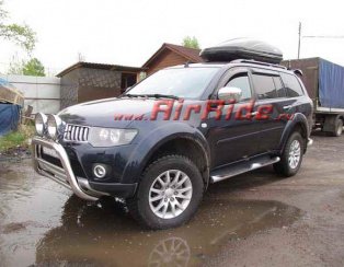 Пневмоподвеска на Mitsubishi Pajero Sport