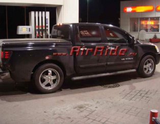 Пневмоподвеска на Nissan Titan