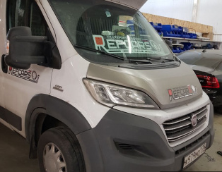 Установка передних пневматических стоек на Fiat Ducato (08.06.2018)