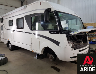 Пневмоподвеска на автодом ITINEO SB 720 на базе Fiat Ducato