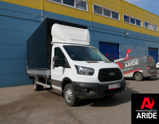 Установка пневмоподвески на тентованный Ford Transit