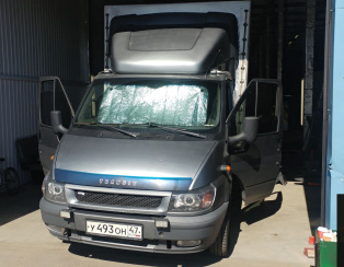 Установка пневмоподвески на заднюю ось Ford Transit 2008 (задний привод) (21.05.2018)