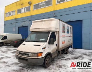 Установка вспомогательной пневмоподвески на Iveco Daily 35