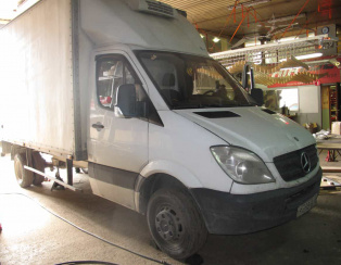 Установка пневмоподвески на Mercedes-Benz Sprinter 515