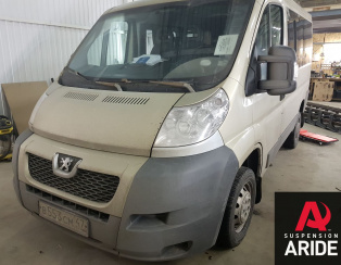 Установка пневмоподвески на заднюю ось Peugeot Boxer