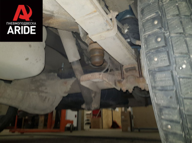 Рис. 15 Наши проекты: Пневмоподвеска на GMC Savanna для комфорта - Этапы установки