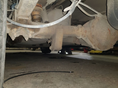 Рис. 16 Наши проекты: Пневмоподвеска на GMC Savanna для комфорта - Этапы установки