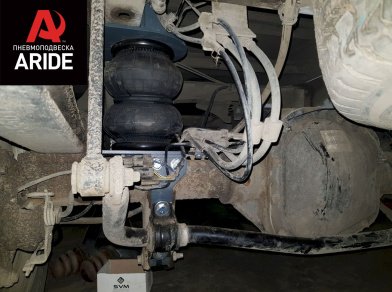 Рис. 6 Наши проекты: Установка задней пневмоподвески ﻿Ford Transit RWD